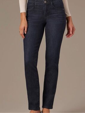 Wit & Wisdom Dark Indigo Straight-Leg Jeans